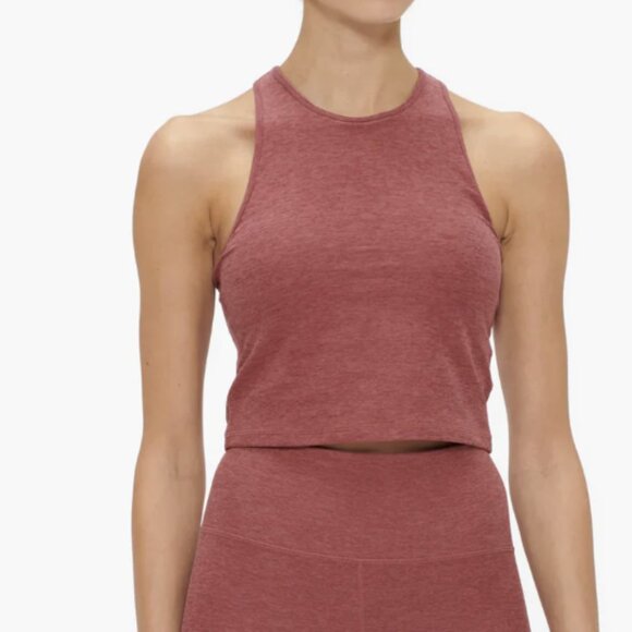 Vuori Elevation Plyo Tank Top Dreamknit Move Desert Rose Heather Pink Size Small - Picture 1 of 12